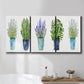 Three-panel canvas wall art featuring minimal monochrome abstract forms, displayed in a bathroom above a bathtub.