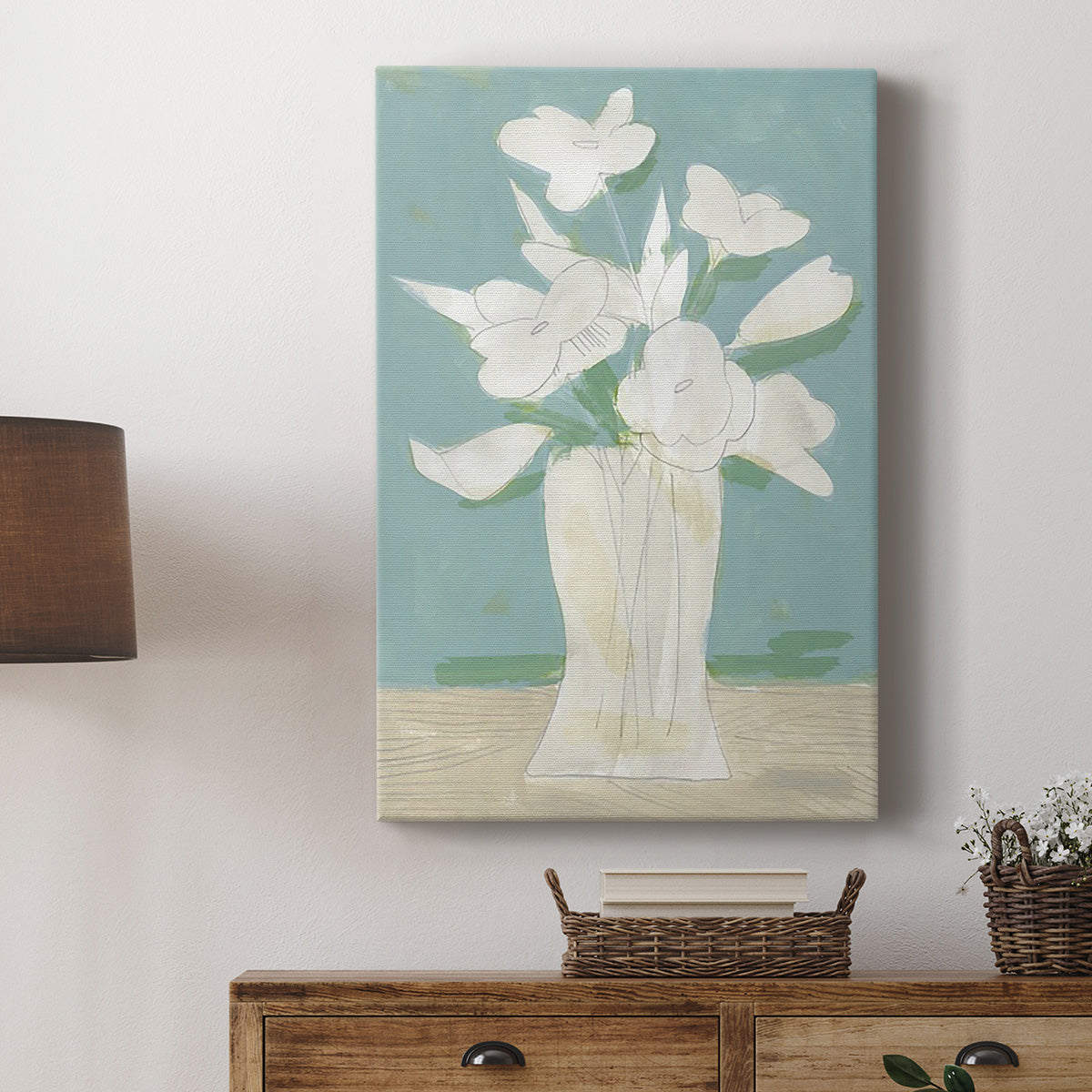 Muted Spring Arrangement I - Canvas Art Print