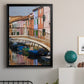 Colorful Canal - Modern Framed Canvas Print