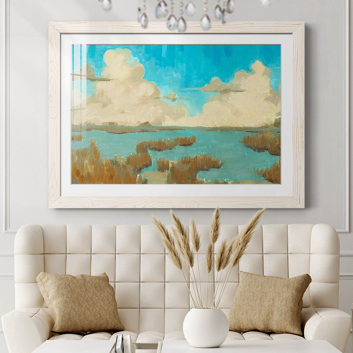 Fripp Island Water II - Barnwood Framed Art Print