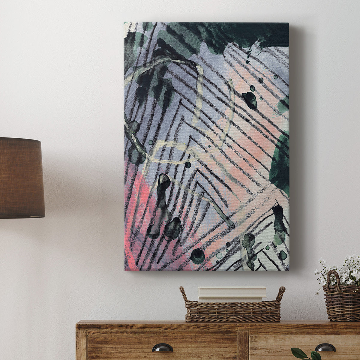 Angled Spaces IV Premium Gallery Wrapped Canvas - Ready to Hang