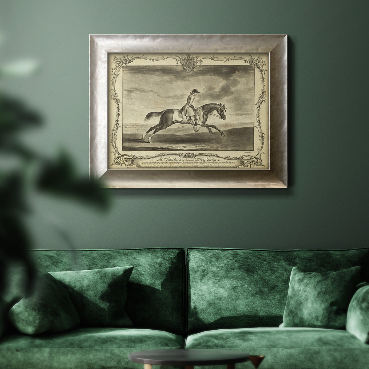 Distinguished Horses I Premium Framed Canvas- Ready to Hang