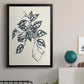 Growing Leaves III - Modern Framed Canvas Print