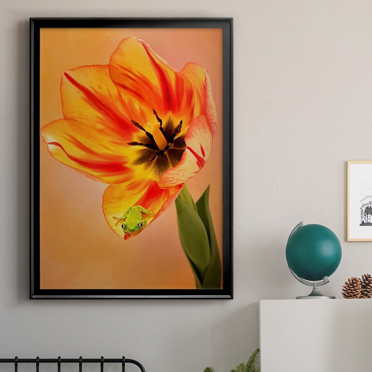 Hanging On VI - Modern Framed Canvas Print