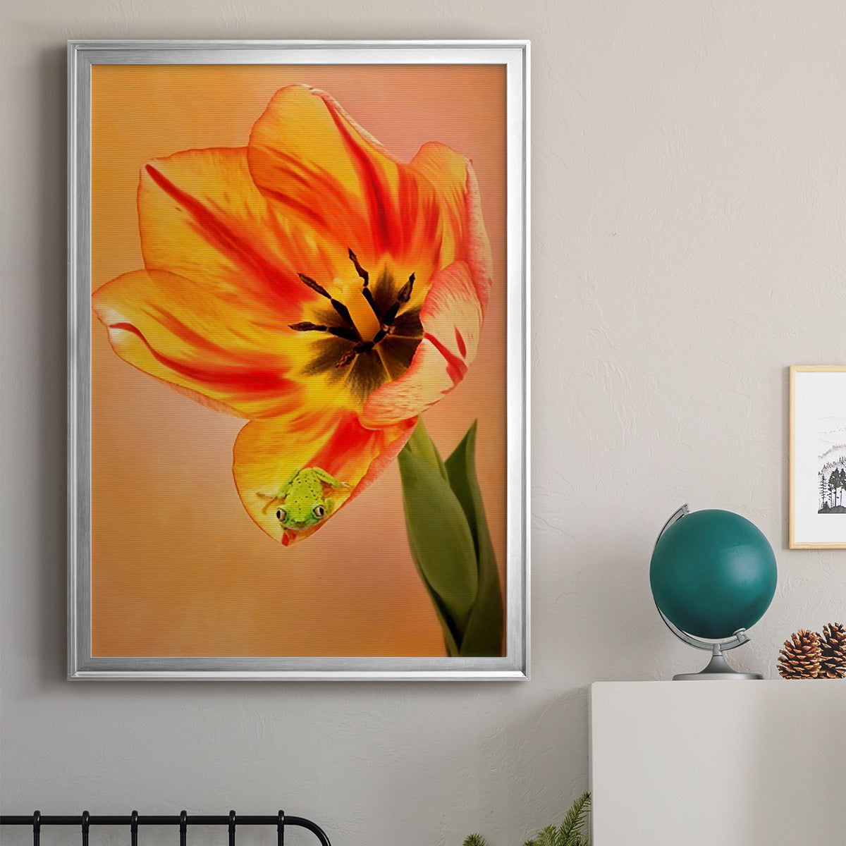 Hanging On VI - Modern Framed Canvas Print