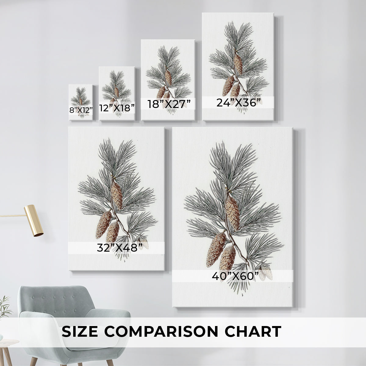 Frostlit Star Hearth - Canvas Art Print