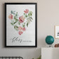 Paradise Floral Heart - Modern Framed Canvas Print