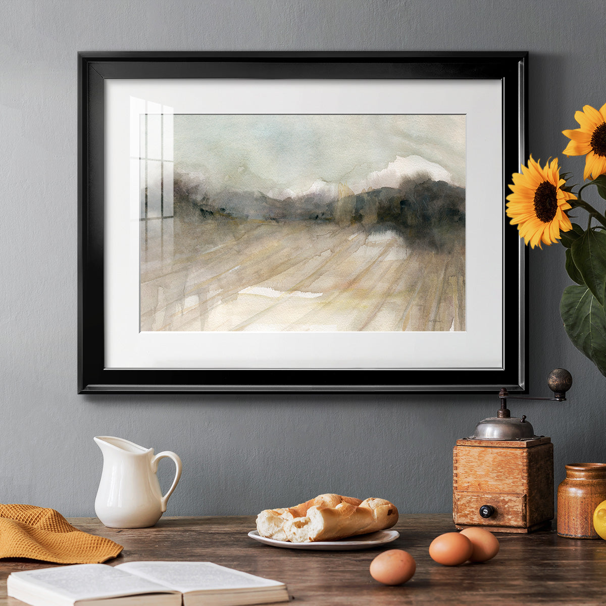 Abstract Field - Modern Framed Art Print