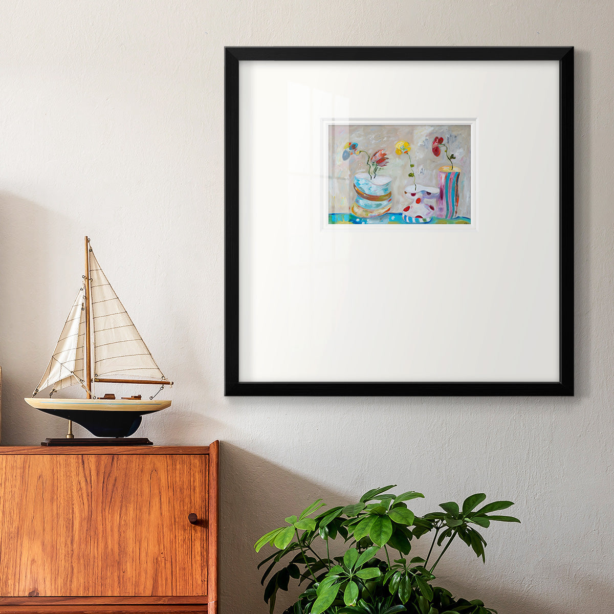 Play Time- Premium Framed Print Double Matboard