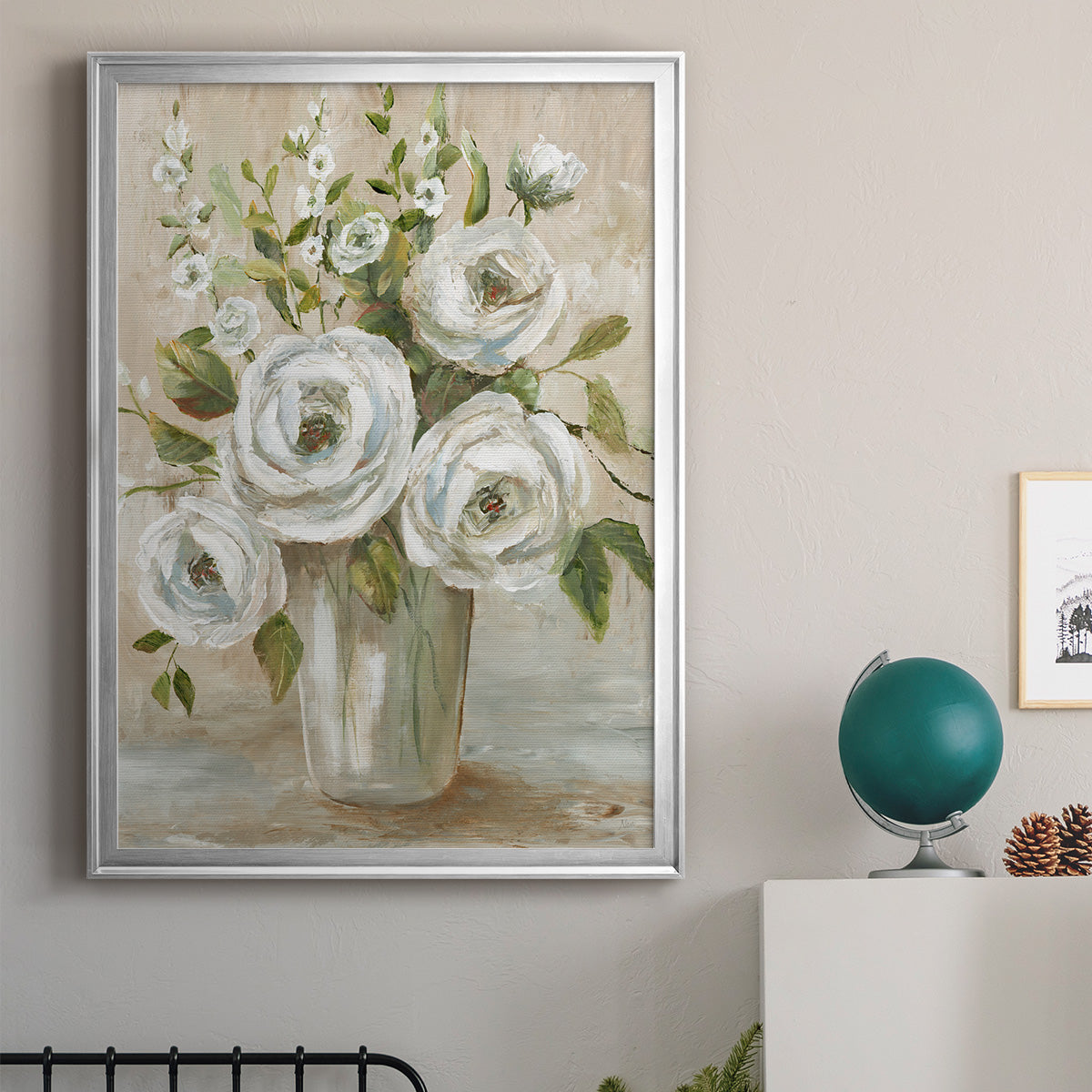 Astor Place - Modern Framed Canvas Print