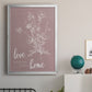 Love Home - Modern Framed Canvas Print