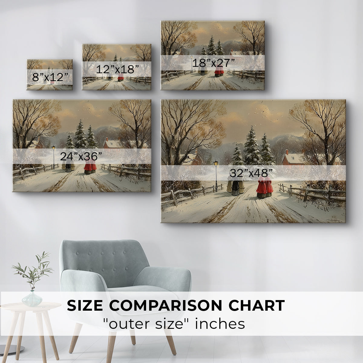 Honeyed Candle at Eve - Canvas Art Print