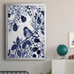 Indigo Song II - Modern Framed Canvas Print