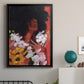 Through the Flowers II - Modern Framed Canvas Print