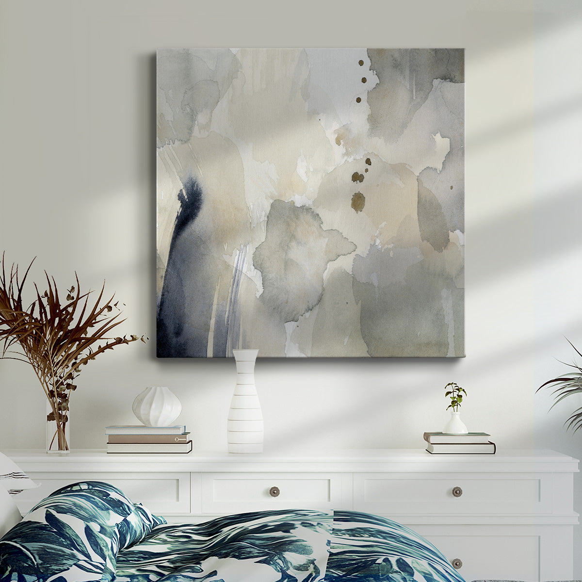 Dried Bergamot in Mist IV - Canvas Art Print