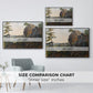 Landscape with the Balbersteine near Miesenbach, 1839 - Floater Framed Canvas Print