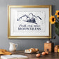 Move Mountains - Modern Framed Art Print