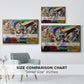 Fragment 2 for Composition VII, 1913 - Floater Framed Canvas Print