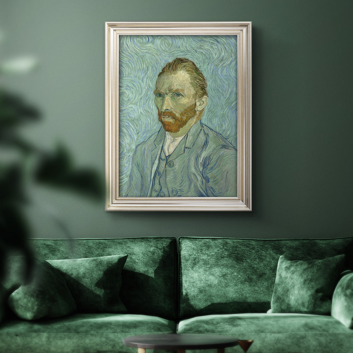 Self-Portrait, 1889 - Ornate Framed Canvas Print