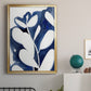 Blue Eucalyptus II - Modern Framed Canvas Print