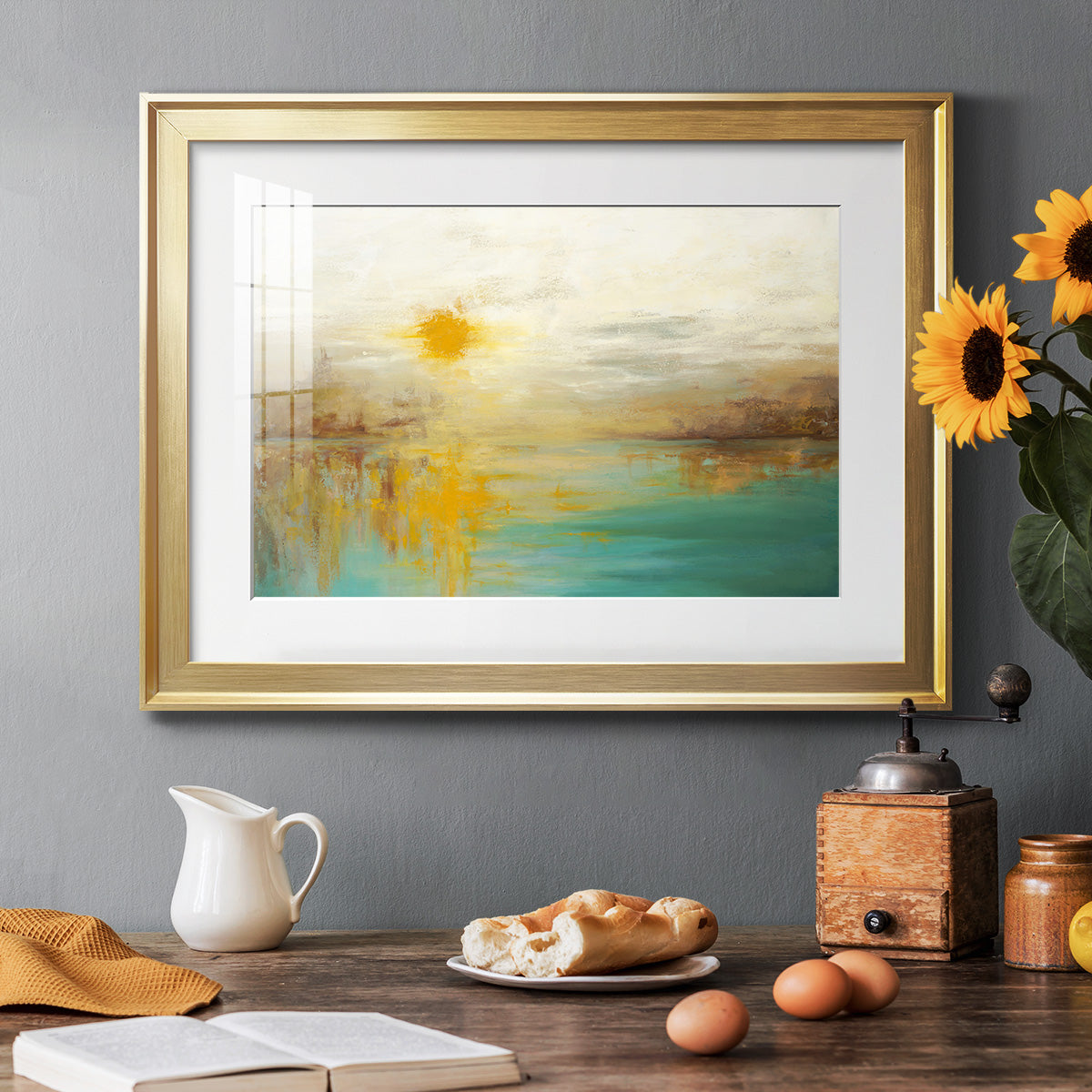 Last Day of Summer  - Modern Framed Art Print