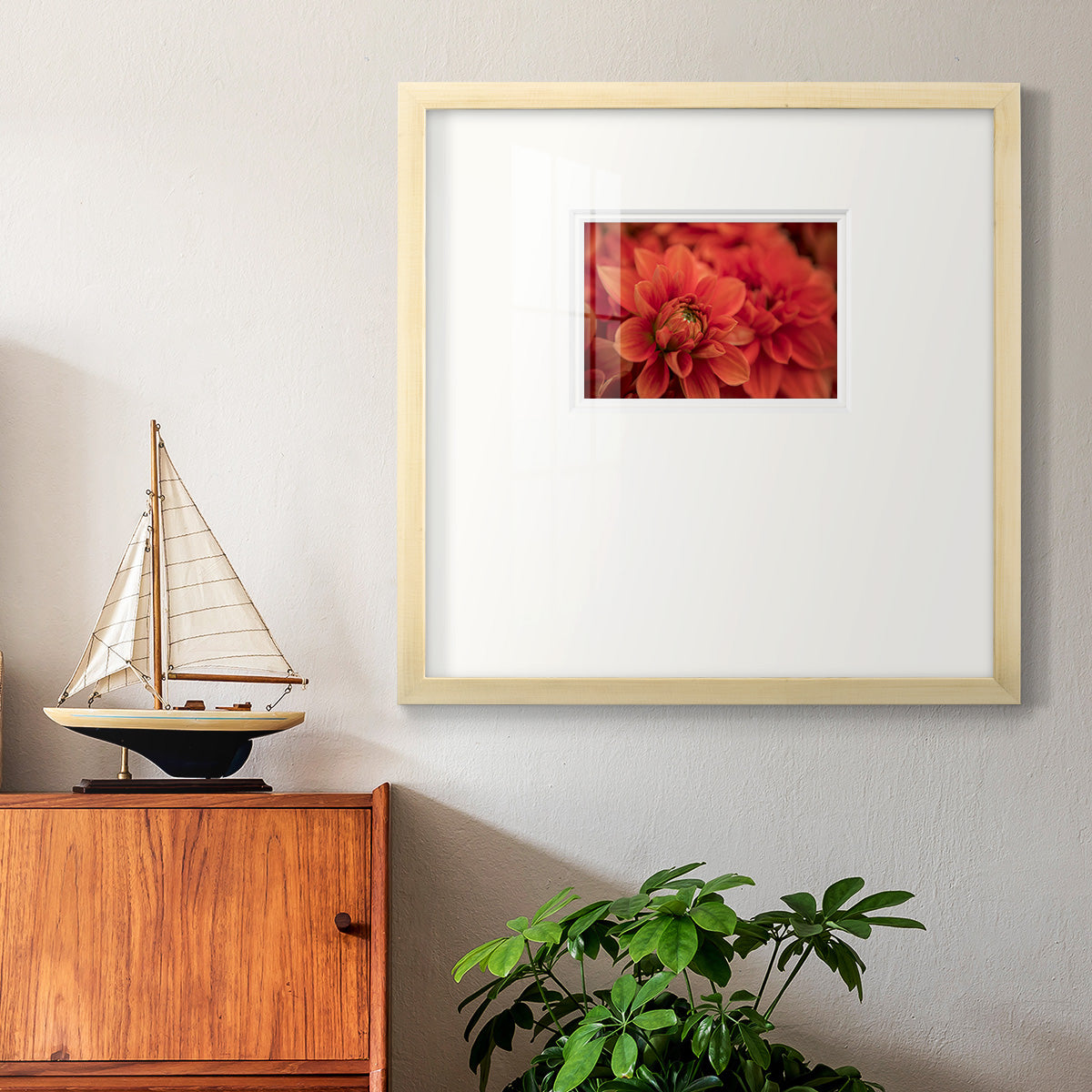 Spring Fire- Premium Framed Print Double Matboard