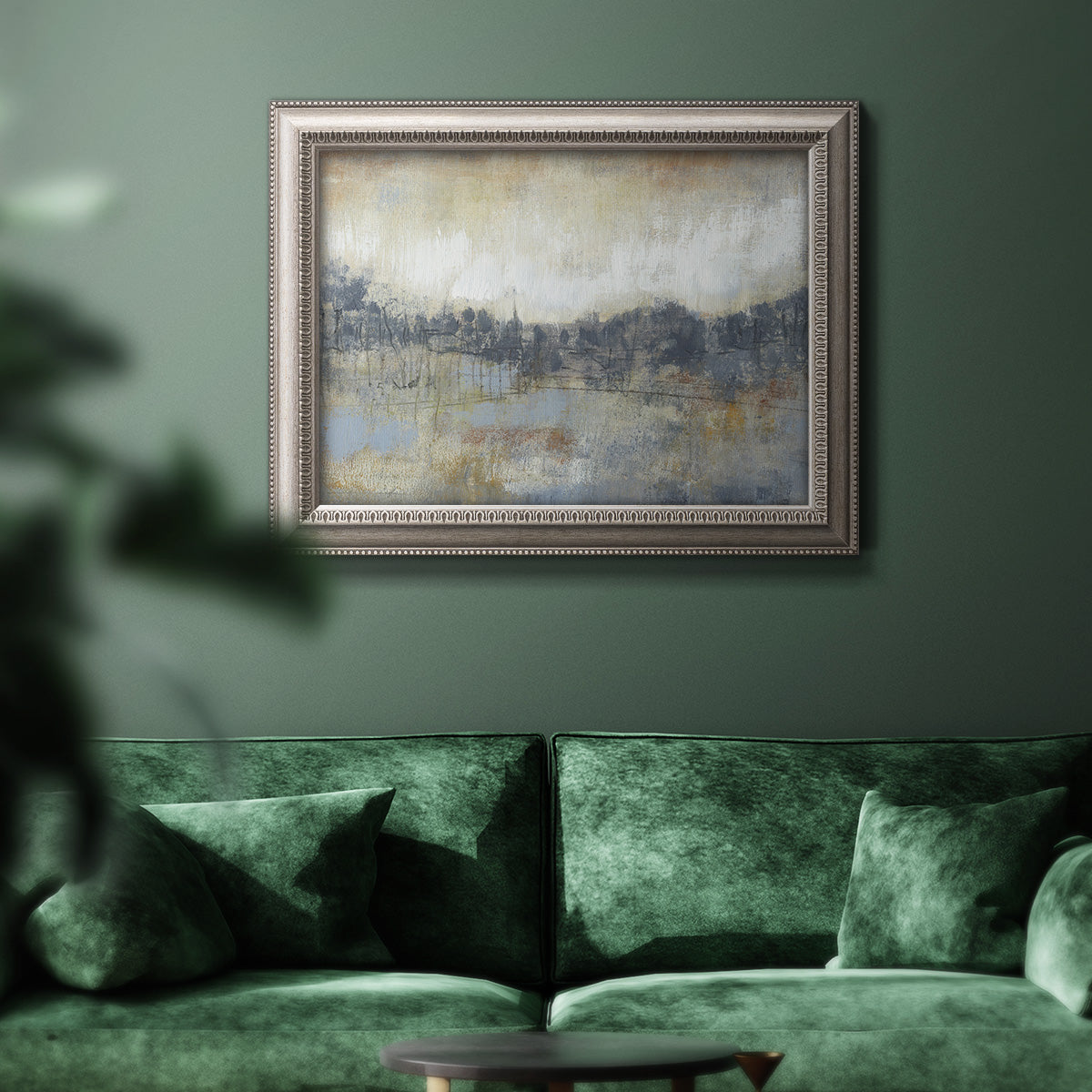 Cool Grey Horizon I Premium Framed Canvas- Ready to Hang