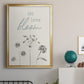 Let Love Bloom - Modern Framed Canvas Print