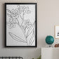 Botanical Sketch II - Modern Framed Canvas Print