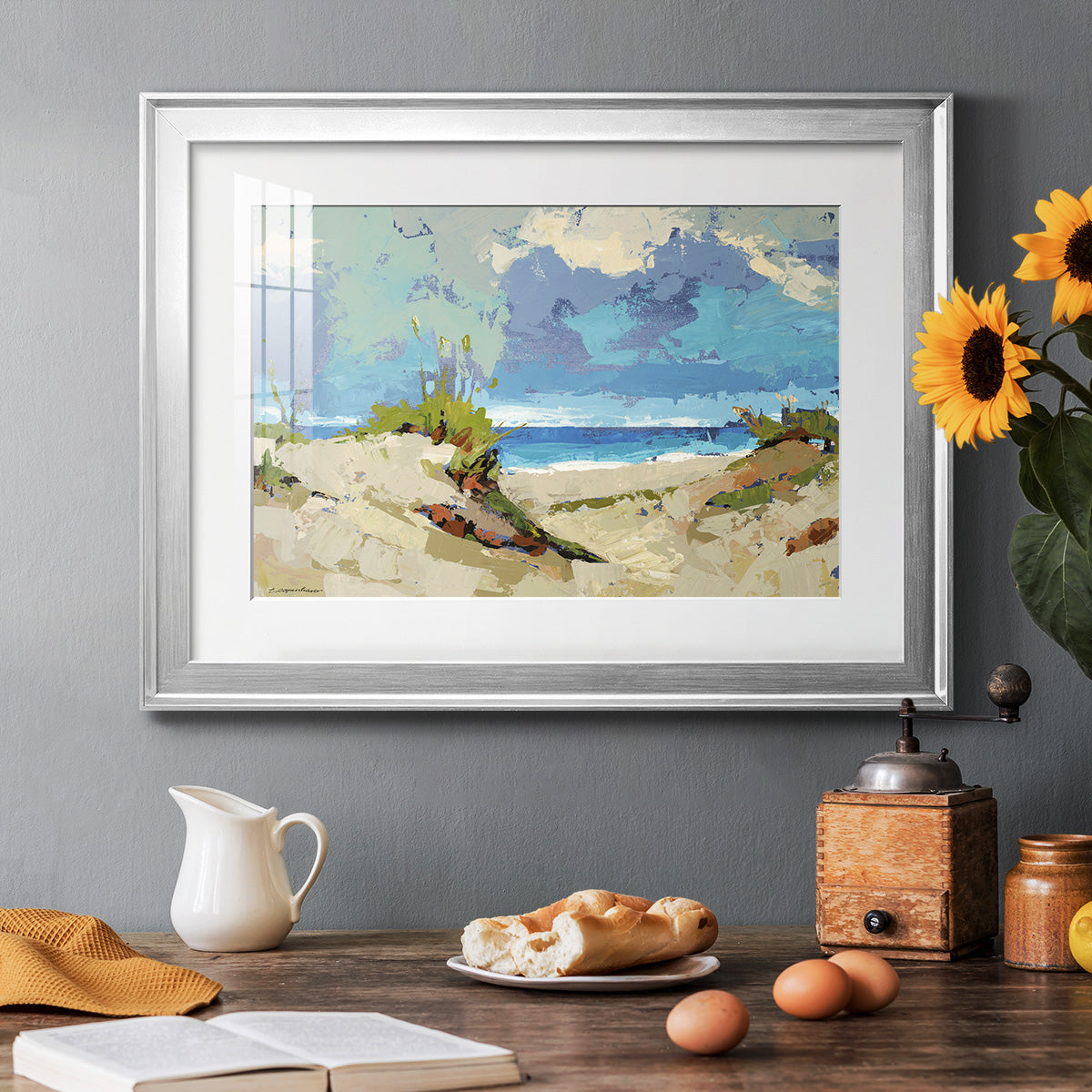 Dunes II Premium Framed Print - Ready to Hang