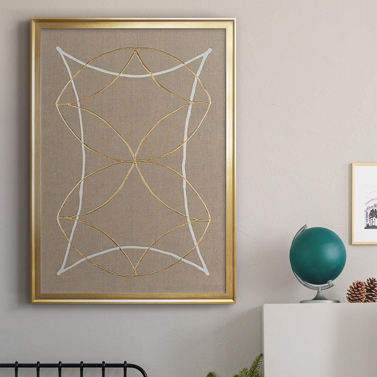 Hyperbola I - Modern Framed Canvas Print