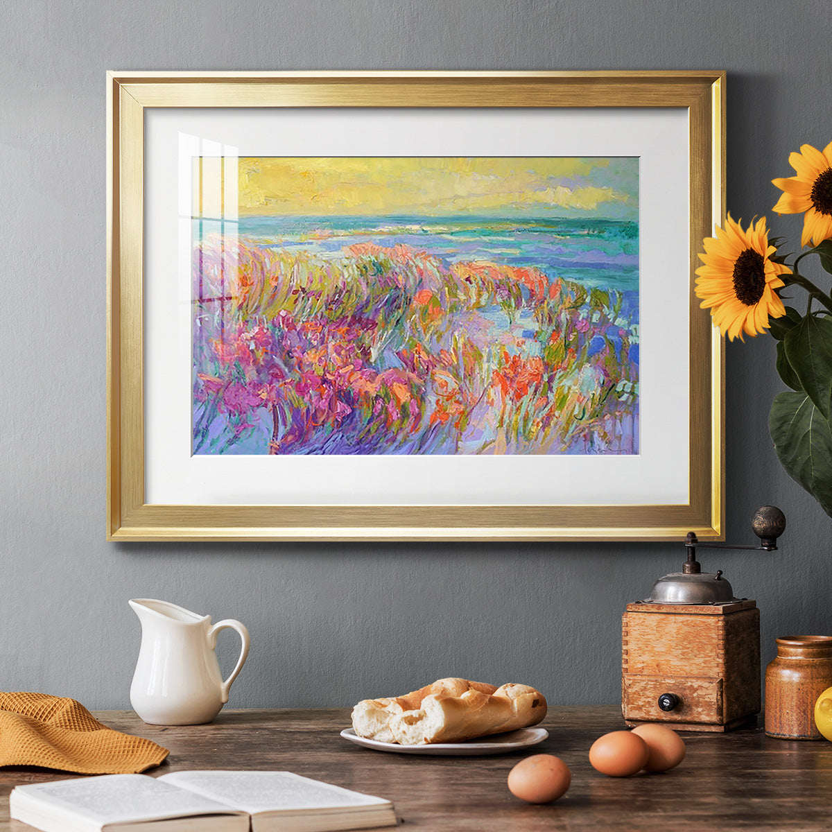 Summer Sanctuary - Modern Framed Art Print