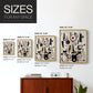 Abstract Series CLXVIII - Restickable Framed Art Set