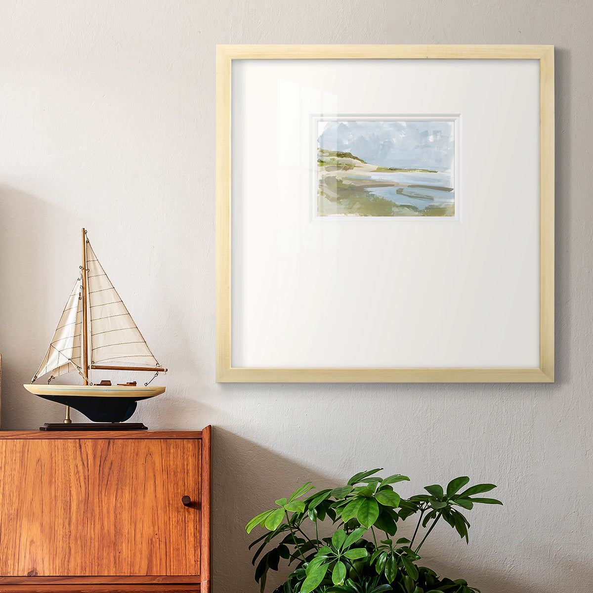 Sea Cove Impression II Premium Framed Print Double Matboard