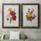 Botanical Bouquet Carnations - Premium Framed Canvas 2 Piece Set - Ready to Hang