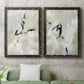 Scribble Veil I - Premium Framed Canvas 2 Piece Set - Ready to Hang