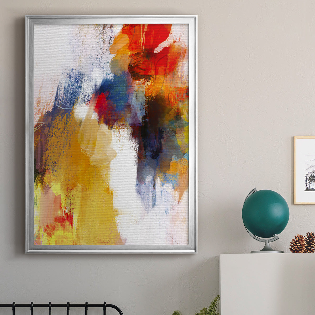 It's a Party I - Modern Framed Canvas Print