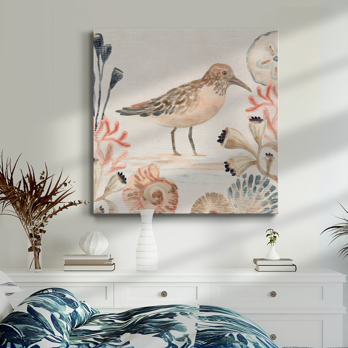 Shell Pipers III - Canvas Art Print