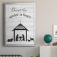 The Savior is Born - Modern Framed Canvas Print