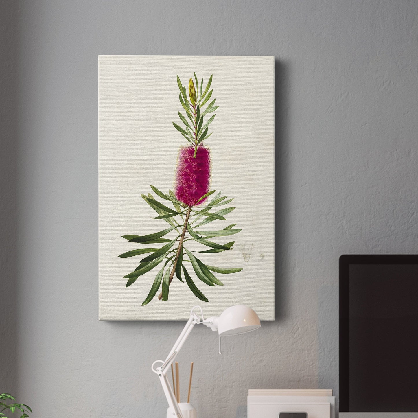 Pretty Pink Botanicals VII Premium Gallery Wrapped Canvas - Ready to Hang