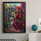 Lilacs & Rhodies - Modern Framed Canvas Print