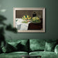 Still Life with Melon and Peaches - Ornate Framed Canvas Print