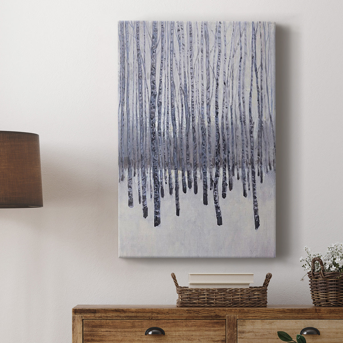 Bare Trees in Winter II - Canvas Art Print