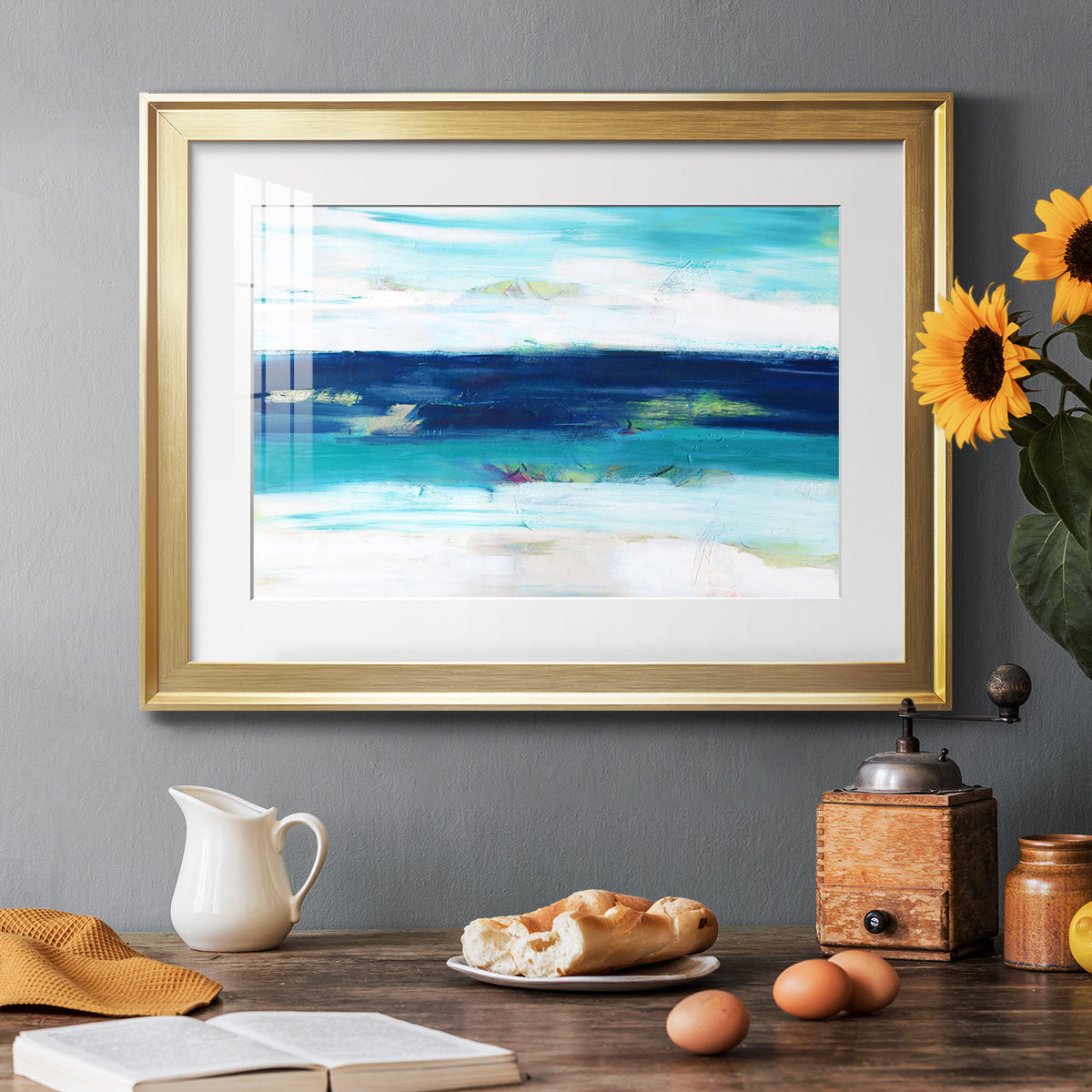 Above Us Only Sky - Modern Framed Art Print