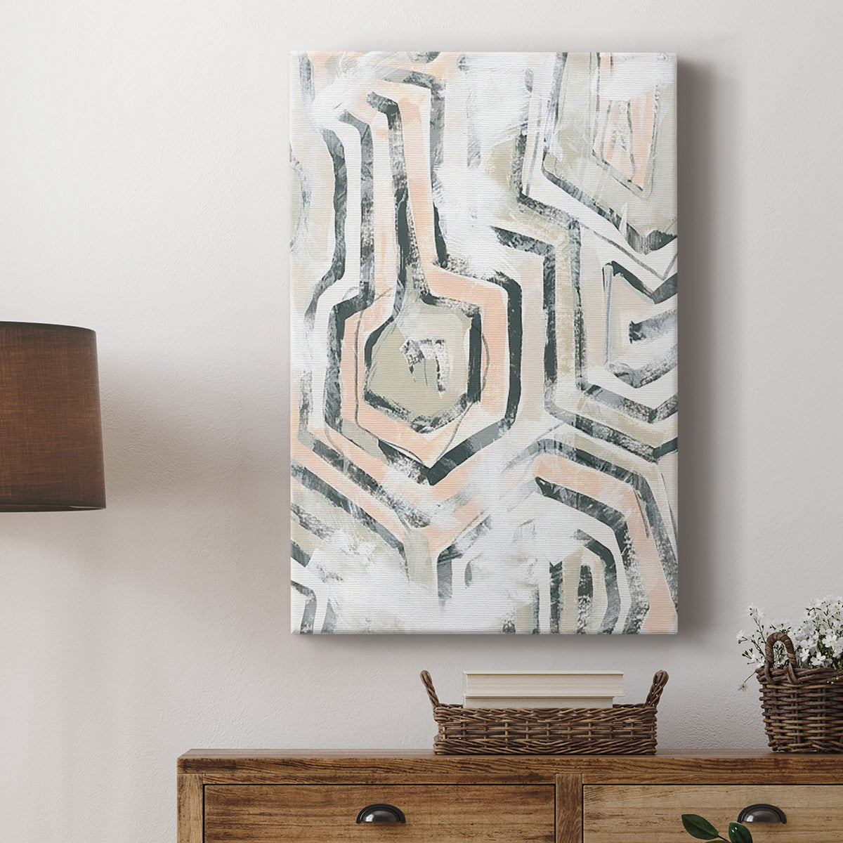 Sand Glyphs I Premium Gallery Wrapped Canvas - Ready to Hang