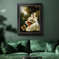 Classical portrait of the Frankland sisters by John Hoppner in an ornate black frame with gilded inner detail displayed in a dark-toned interior setting.