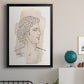 Greek Busts IV - Modern Framed Canvas Print