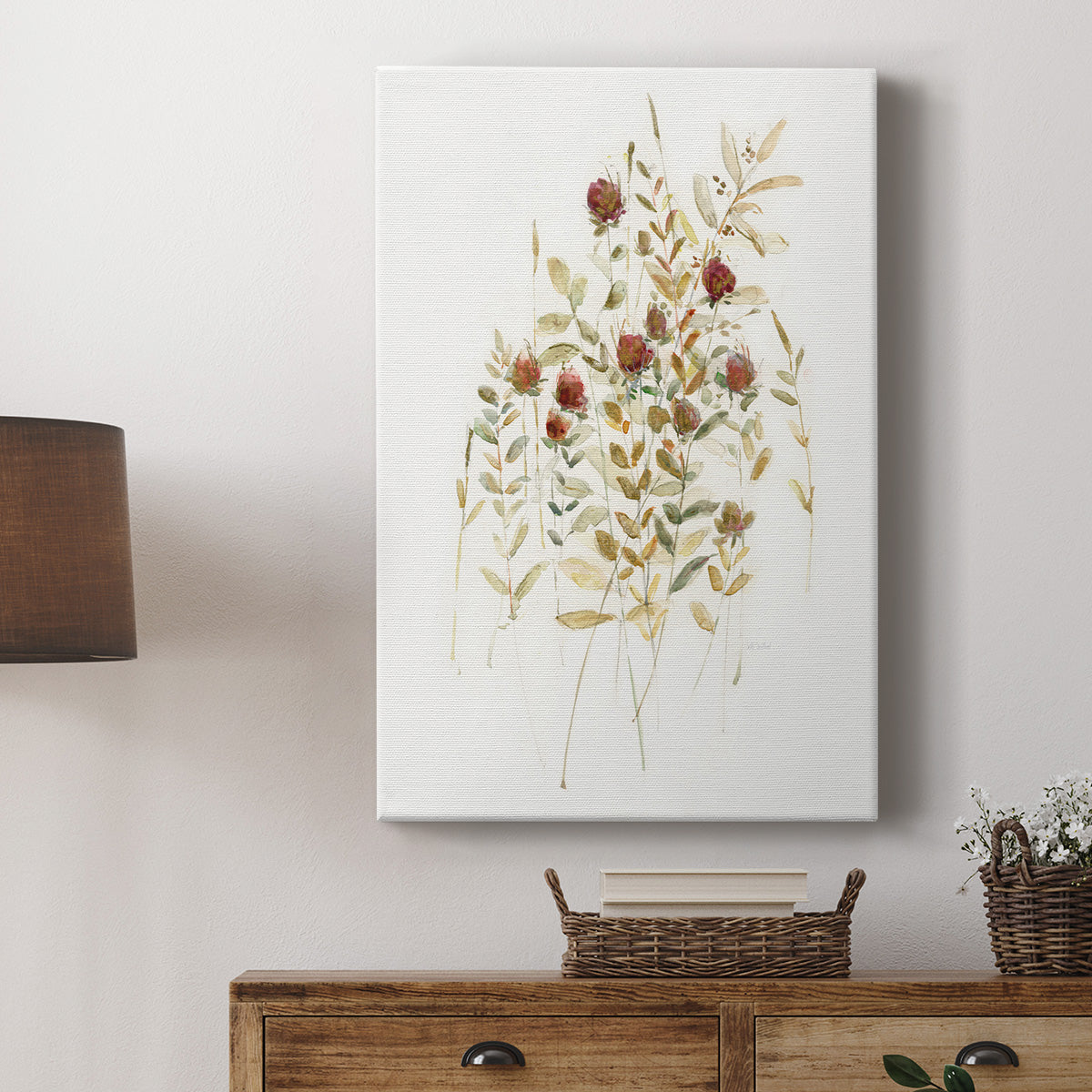 Wildflower Breeze I Premium Gallery Wrapped Canvas - Ready to Hang