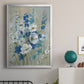 Blue Garden I - Modern Framed Canvas Print