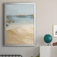 Tranquil Beach I - Modern Framed Canvas Print